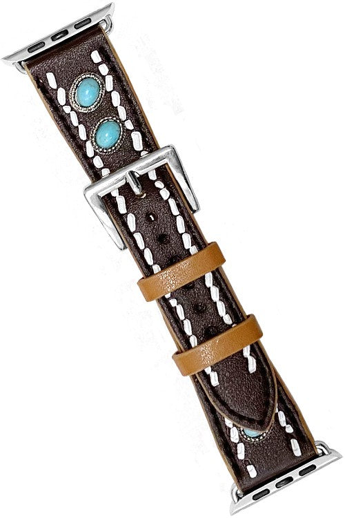 Stitch Leather Watch Band
