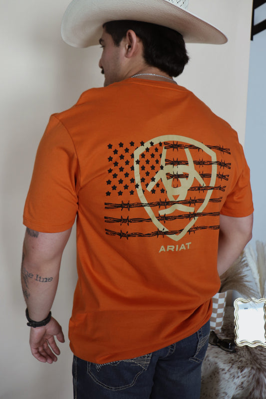 MNS Ariat Barb Shield Tshirt