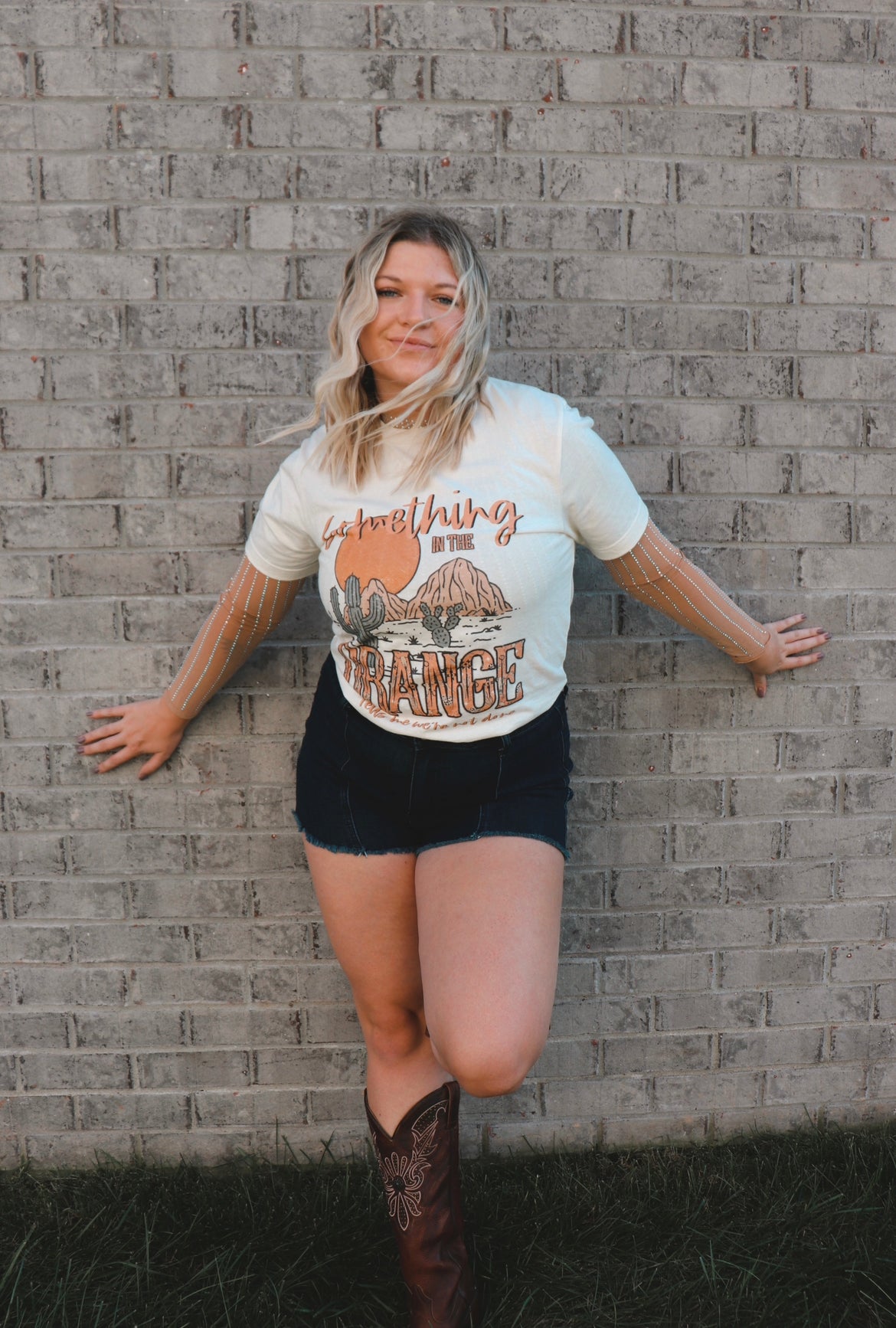 Something in the Orange T-Shirt