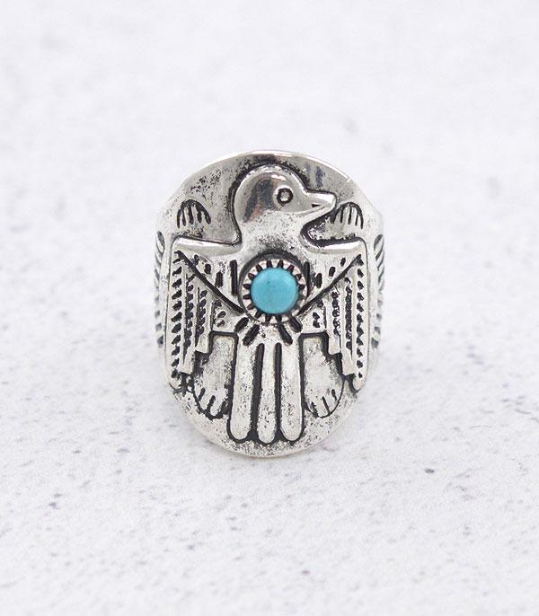 Thunderbird Cuff Ring